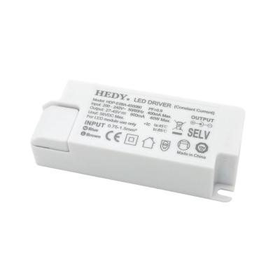 China OEM ONLY Dimmable Constant Current Led Driver HDP-E08A-450090 27-45V 200-240VAC 400ma max 900ma MAX Low Flicker Not Included for sale