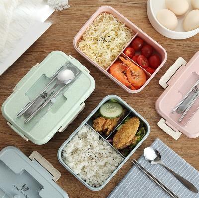 China Korean Student School Office Portable Bento Box Heated Kids Freshness Preservation Lunchbox for sale