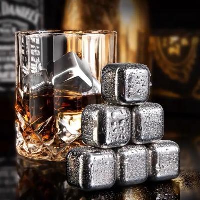 China The 304 Stainless Steel Viable Stones Of Ice Cubes Bar Fridge Tool Accessories for sale