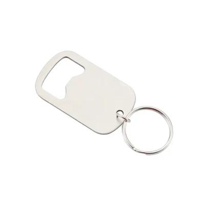 China Factory Wholesale Cheap Portable Beer Bottle Opener Stainless Steel Key Chain for sale