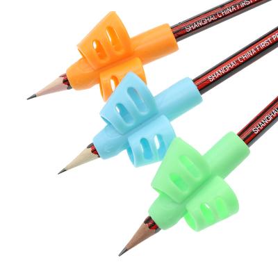 China RECHARGE Pencil Grips for Kids Writing for Preschool Pen Writing Aid Grip Posture Correction Tool Silicone Pencil Holder for Kids for sale