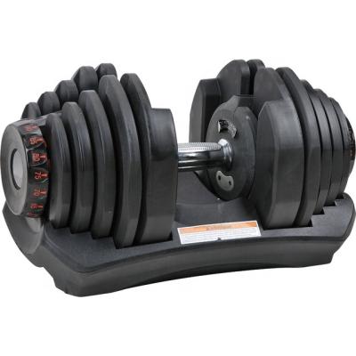 China Dumbbell BSCI Factory LOW MOQ Dumbbell 1090 Rubber Covered Adjustable Dumbbell Weight Free Weight Dumbbell 40KG for sale