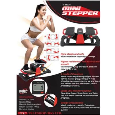 China Home Indoor Exercise Mini Stair Stepper Aerobic Twist Portable Fitness Gym Stepper With Rope KFT-HY-8487 for sale