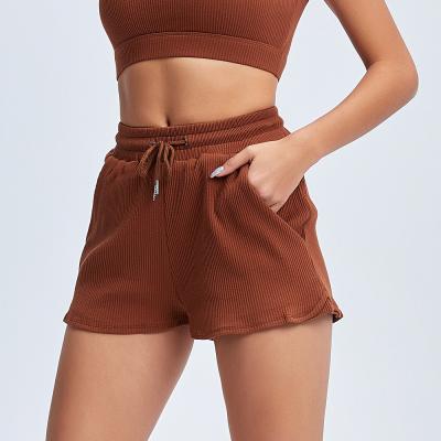 China Breathable Sports Running Fitness Shorts Women Fall / Winter Women Fashion Border Casual Shorts for sale