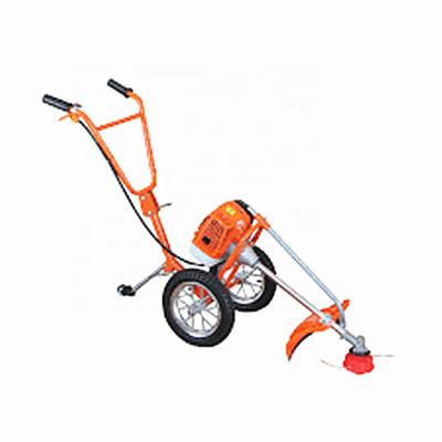 China Trolley 2-Stroke Brush Cutter 52CC 2 Stroke Brush Cutter Rolltary Brush Cutter for sale