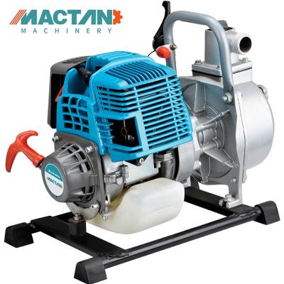 China small irrigation and agriculture water pump 31cc 1 inch gasoline water pump for sale