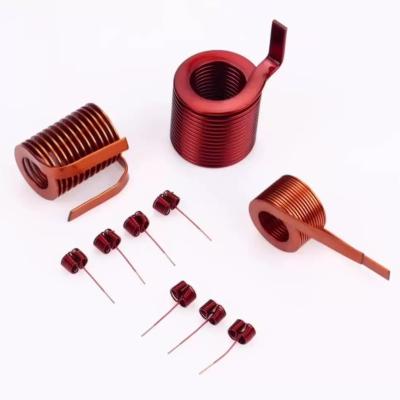 China Customized Height Flat Copper Wire Inductor with High Power and 0.1-10KOHM Resistance for sale