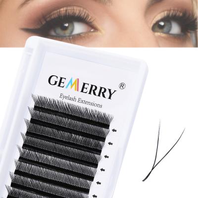 China Full Volume Y Shape Eyelashy Style Thick Natural Person Lash Blooming Yy Eyelash Extension C Curl D Curl by GEMERRY for sale