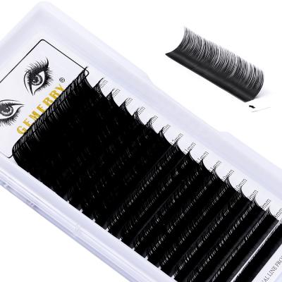 China Easy to fan whips 18-25mm mixed eyelashes different than Faux Mink Lash Extension Trays False Eyelashes whip one volume lashes for sale