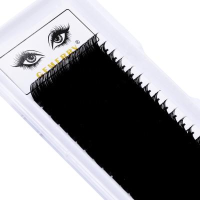 China Easy To Fan Lashes Best Selling Gemerry J Since C D Loop Eyelash Extensions Dark Black Luxury Eyelash Extensions Kirpikler 0.03 0.05 0.07 for sale