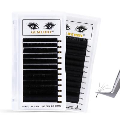 China Volume Fans Easy Volume Lash Extensions 0.05 0.07 0.10 Easy Fan Eyelash Extensions Mixed Easy Fan Las Extension Provides Fan Lashes for sale