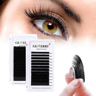 China Volume Fans Easily .03 05 .07 .10 Lash Extensions Set Easy Blooming To Make Fans L Curl 8-14mm Gemerry Private Label Y Cilios for sale