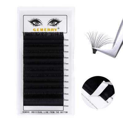 China Gemerry Volume Fans Easily Whips Automatic Individual Easy Fan Eyelash Extensions Eyelash Fan Natural Professional Lashes For Building for sale