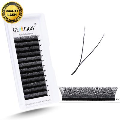 China YY New Arrival Full Volume GEMERRY Fluffy Eyelash Extensions Different Shape Natural and Soft Lash Wholesale /Supplies for sale