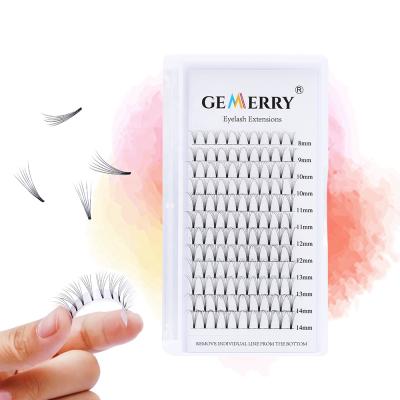 China GEMERRY Full Volume Lashes Fans 3d/4d/5d/6d/10d/20d Professional False Mink Eyelash Extensions Shorts Wide Rod Russian Volume for sale