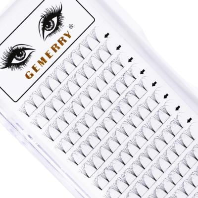 China Full Volume Fake Individual Eye Lash Long Natural Premade Volume Fans Handmade Eye Makeup Tools Prefanned Lash Extensions Cilio for sale