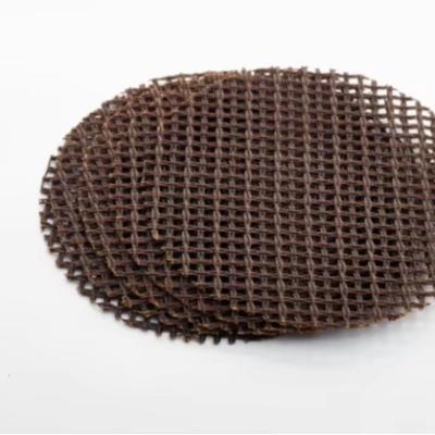 China 0.2 KG Gewicht Messing Filter Wire Mesh Cap en Disc Filter Mesh met een hoog filterpercentage Te koop