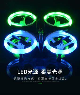 China MINI Mode 2.4G Headless FLYING DORNE WITH LED SHINNING LIGHT, 2.4G FLYING QUADCOPTER WITH SIZE COMMANDER, HOT FLYING DRONE for sale