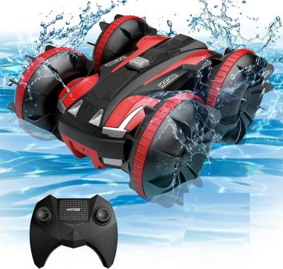 China 2 in 1 Amphibious RC Stunt Car 2 in 1 Amphibious Remote Control Stunt Car; Large Amphibious Rc Vehicles; Water Proof Pool Toys for sale