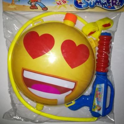 China 2019 new electronic toy backpack hot sale water gun toys, hot sale water gun summer beach toys, expression water gun face for sale