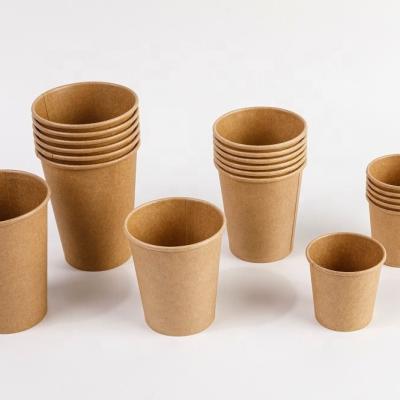 China Printed Customized Disposable Pattern Disposable Environmental Friendly Non Plastic Paper Cup for sale