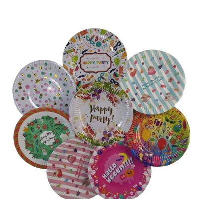 China Disposable a large number of sales of high quality environmentally friendly biodegradable disposable paper plate economy for sale