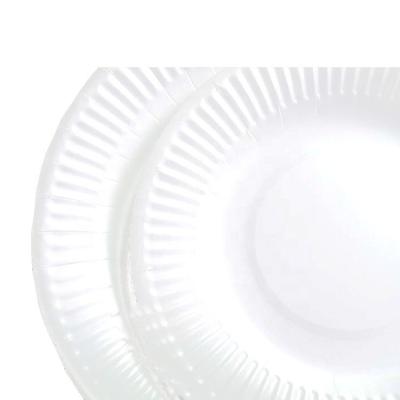 China Disposable Factory Low Price White Paper Direct High Quality Dishes for sale