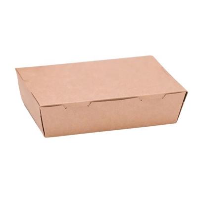 China Factory Hot Sale Disposable Biodegradable Boxes Small Paper Lunch Boxes for sale