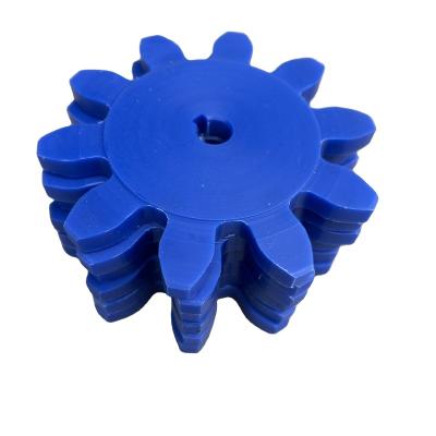 China Industrial Blue Nylon Custom Nylon Gear Oil Plastic Gear Sprocket for sale