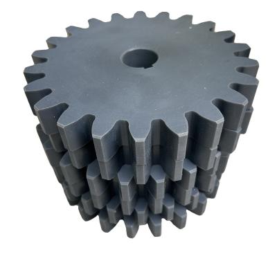 China Excellent Quality Industrial Plastic Small Gear Manufacturer Nylon Customized Double Sprocket for sale