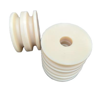 China Industrial Nylon Pulleys For Tower Cranes Crane Sheave Customized 25 - 150 Series MC Nylon Crane Sheave for sale