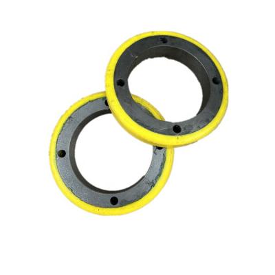 China Eco-friendly Polyurethane Rubber Product Polyurethane Rubber Protection Parts PU Rubber Pad Fenders Polyurethane Coated Rubber Wheel for sale