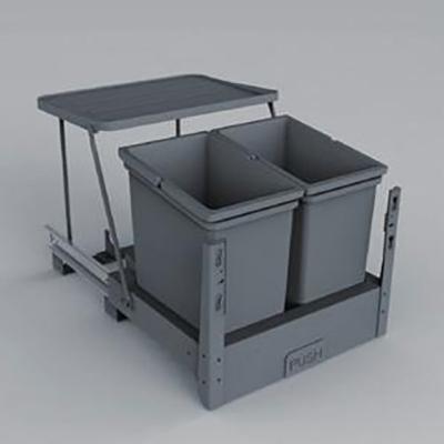 China Viable pull out waste bin for door for sale