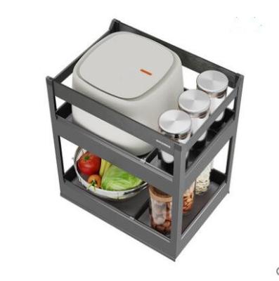 China Other Goldmine Pull Out Storage Basket For Grain , High End Drawer Basket Buffet Fittings for sale