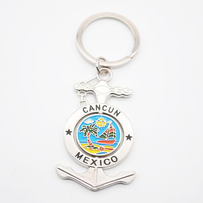 China New Design Promotional Anchor Shaped Mexican Souvenir Key Chain for sale