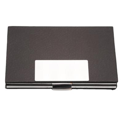 China Custom Engraved Leatherette Fashion Business Card Holder for sale