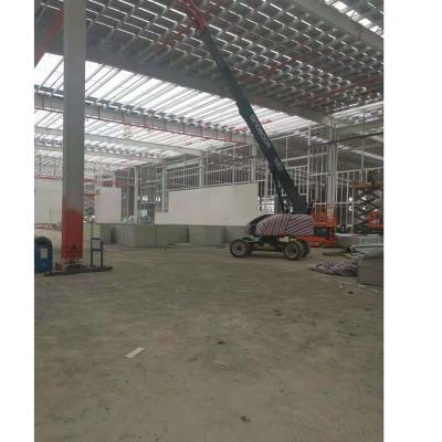 China Hot Selling Industrial Prefab Insulated Wall And Roof Building Design Steel Structure Shed for sale