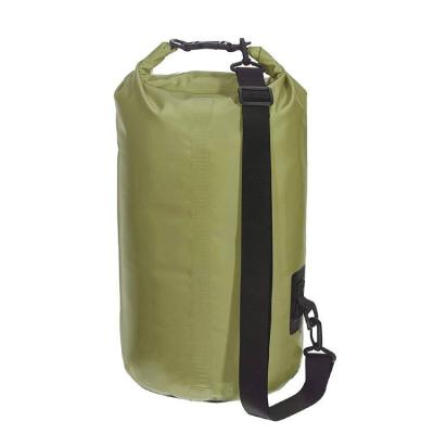 China Suittable on hot sales clothing storaging waterproof durable dry bag with exterior Zippered pocket with adjustable shoulder strap for sale