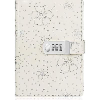 China Promotional Good Quality Secret Number Lock Diary Gift Digital Secret Diary With Lock for sale