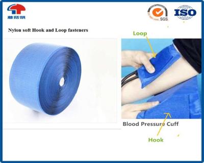 Cina fermo di nylon del ciclo del gancio di 100mm, gancio resistente molle blu e ciclo in vendita