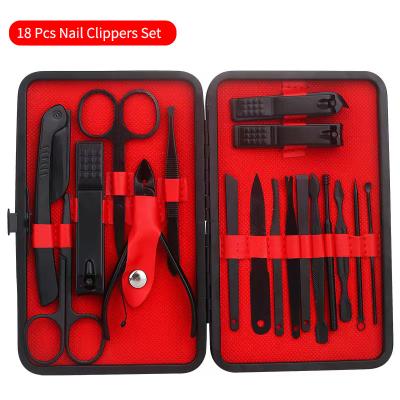 China Beauty Care Professional High Quality Nail Clipper Set 18 Pcs For Salon for sale