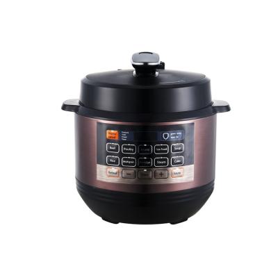 China Hotel 6L Intelligent Automatic Stainless Steel Rice Cooker Digital Multifunctional Electric Pressure Cooker for sale