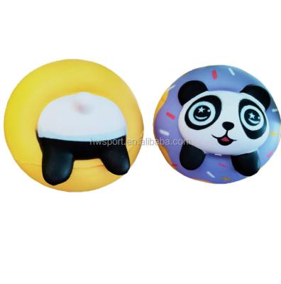 China Donut Panda Foam Ball New Arrival PU Foam Anti Squishy Toys Squishy Toys Toughen Strain Toy for sale