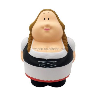 China Promotional PU Foam Anti Stress Ball Nurse Shape Stress Ball Hand Squeeze Toys Nurse Anti Stress Toys for sale