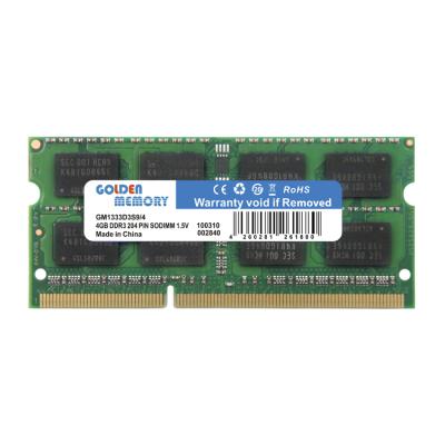 China Laptop RAM DDR3 204pin 2GB 4GB 8GB 16GB 1333mhz 1600mhz sodimm memory Desktop RAM for laptop for sale