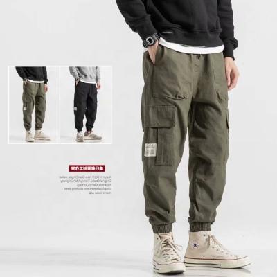 China High Quality Hot Selling Amazon Polyester Comfortable Anti-Wrinkle Outdoor Street Use Casual Muiltpocket Men's Trousers Cargo Pants for sale