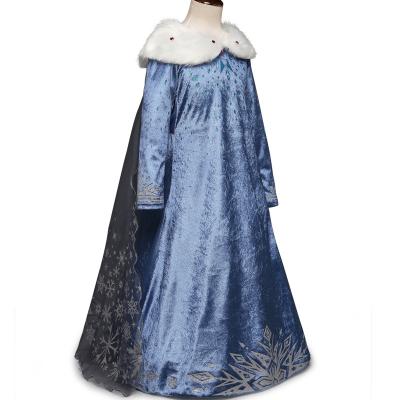 China Polyester Christmas Girl Dress Classy Sequin Embroidered Cosplay Formal Dress Wedding Girl Birthday Party Princess Girls Dresses for sale