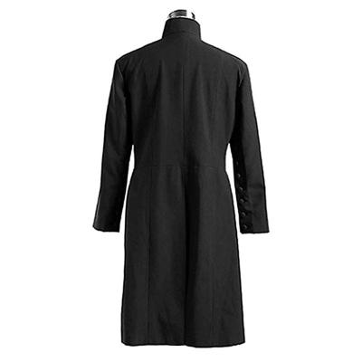 China Hot Selling Magical Formal Black Long Coat Halloween Costume Cosplay Costume for sale