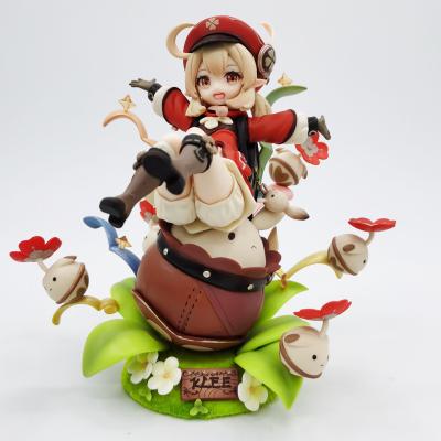 China Hot PVC Amazon 18CM Gift Game Toys For Children Genshin Impact Doll Klee Micro PVC Action Number for sale