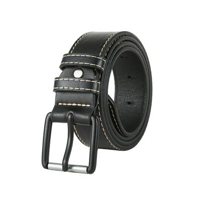 China Retro  Yiwu Wholesale New Style Men's belt PU belt Simple and fashionable pants belt Alloy buckle for sale